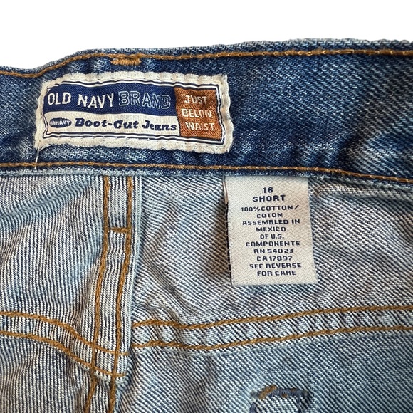 Old Navy bootcut jeans 16 short Y2K - Picture 7 of 8